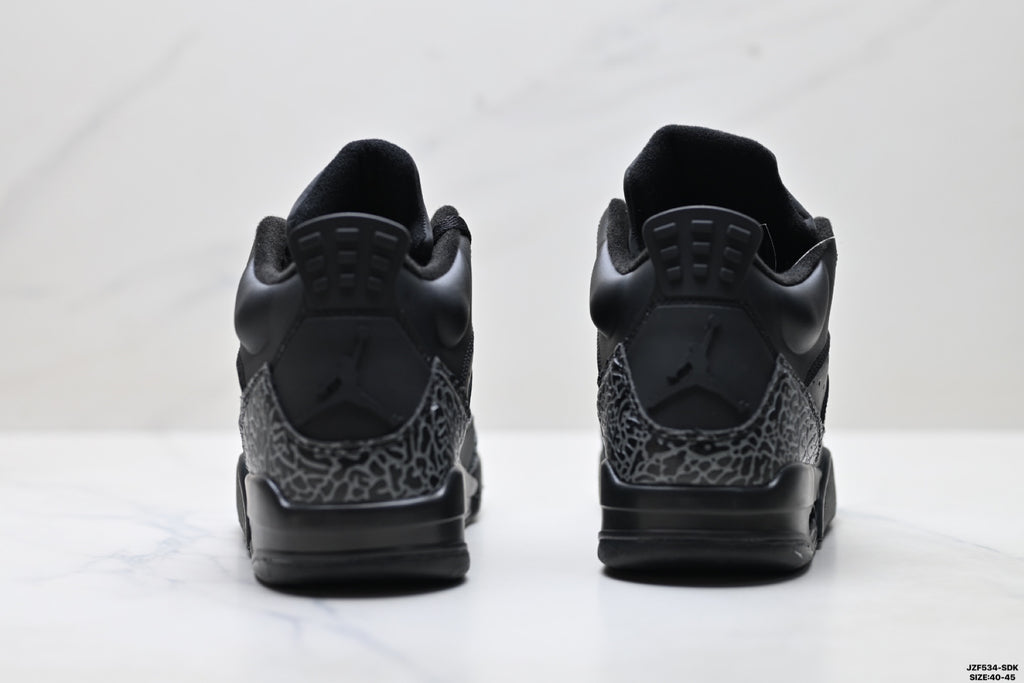 Air Jordan 5 Retro Triple Black Cement Sneakers detail view 6