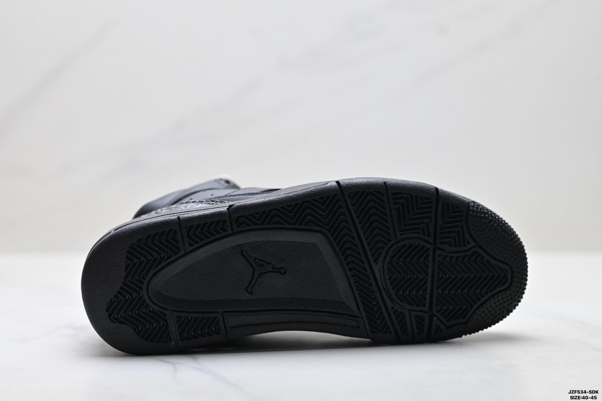 Air Jordan 5 Retro Triple Black Cement Sneakers detail view 8
