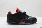 Air Jordan 5 Low Black Fire Red Sneakers detail view 1