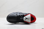 Air Jordan 5 Low Black Fire Red Sneakers detail view 2