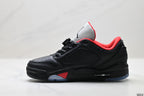 Air Jordan 5 Low Black Fire Red Sneakers detail view 3