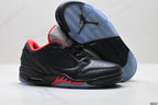 Air Jordan 5 Low Black Fire Red Sneakers detail view 5