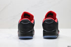 Air Jordan 5 Low Black Fire Red Sneakers detail view 6