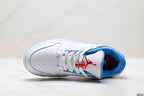 Air Jordan 5 Low White University Blue Sneakers detail view 2