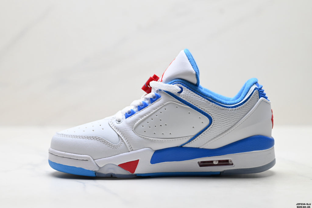 Air Jordan 5 Low White University Blue Sneakers detail view 3