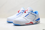 Air Jordan 5 Low White University Blue Sneakers detail view 4