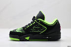 Air Jordan 5 Low Black Electric Green Sneakers detail view 3