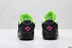 Air Jordan 5 Low Black Electric Green Sneakers detail view 6
