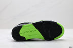 Air Jordan 5 Low Black Electric Green Sneakers detail view 8