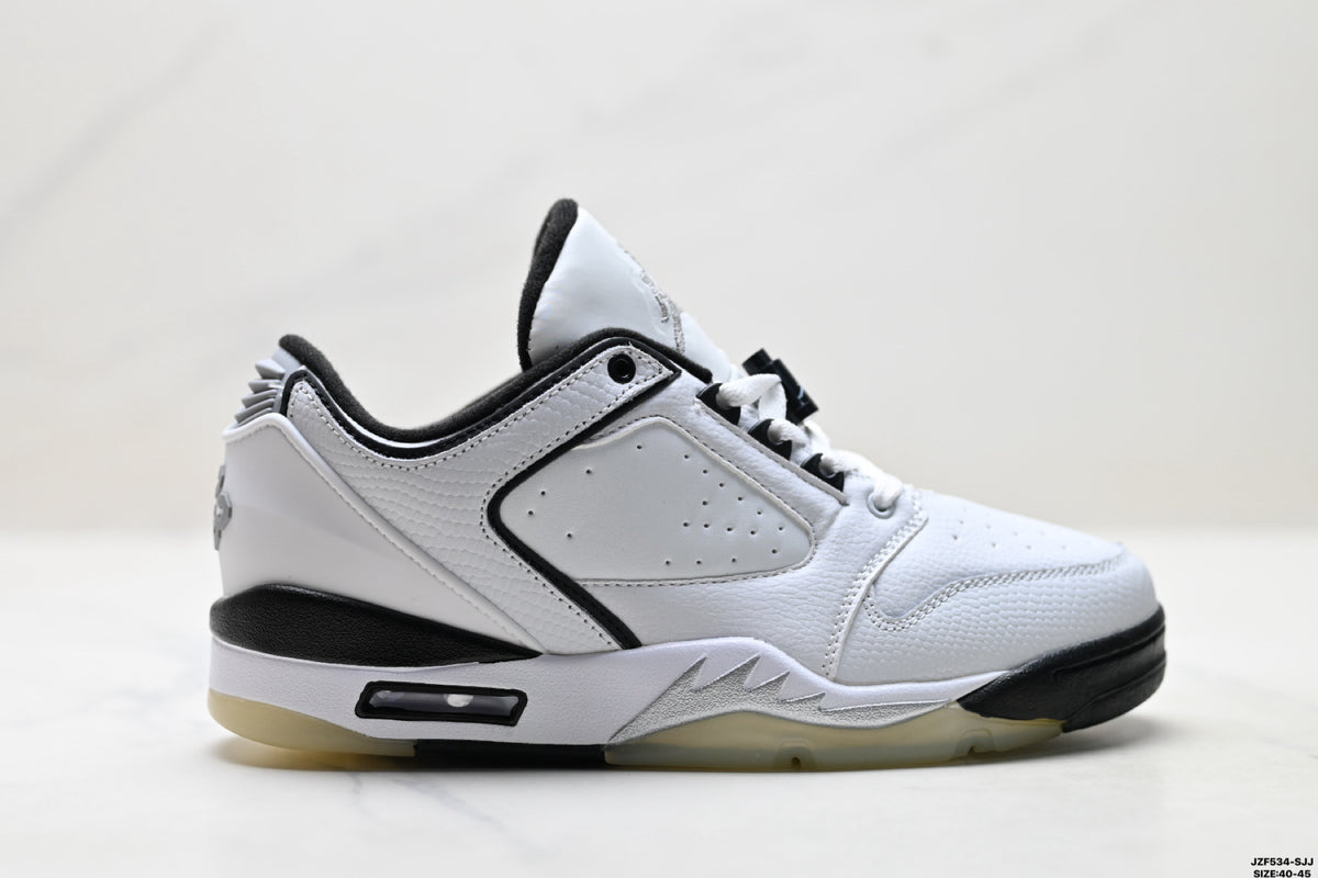 Air Jordan 5 Low White Black Sneakers detail view 1