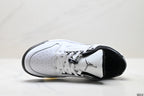 Air Jordan 5 Low White Black Sneakers detail view 2