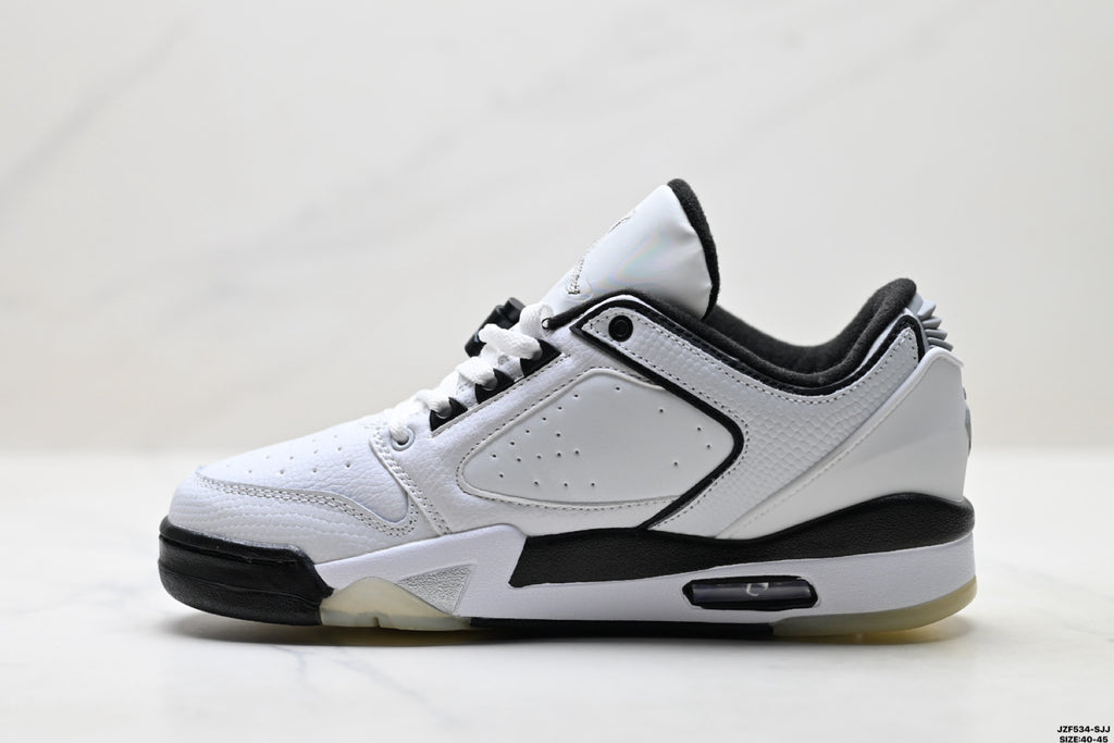 Air Jordan 5 Low White Black Sneakers detail view 3