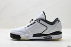 Air Jordan 5 Low White Black Sneakers detail view 3