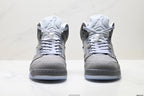 Air Jordan 5 Retro Wolf Grey Metallic Silver Sneakers detail view 7