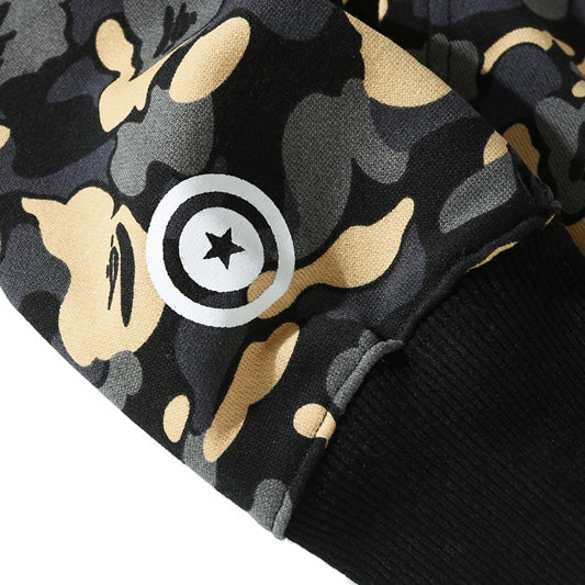 BAPE Camo Shark Zipper Double Hoodie - image 9