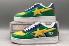 BAPE Bapesta Low M2 'Green Shark Face' - image 1