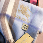 Burberry Style Classic Plaid Fringe Scarf product detail 8