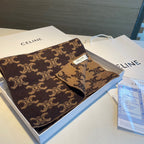 Celine Style Triomphe Monogram Knit Scarf