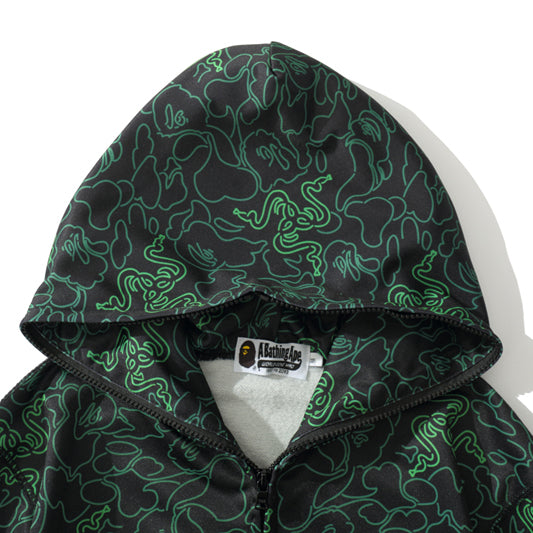 BAPE Shark Snake Zipper Hoodie - image 3