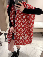 Dior Style Geometric Monogram Scarf product detail 9