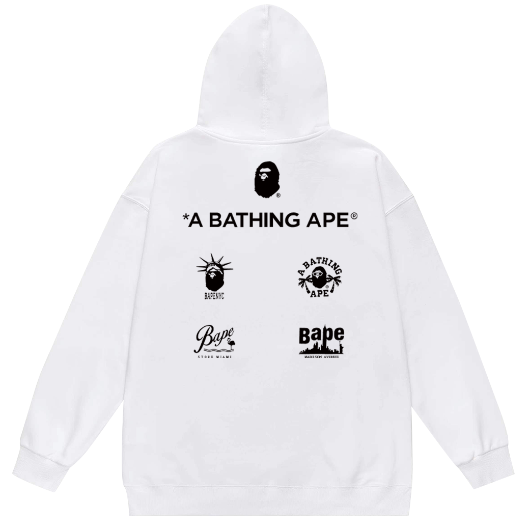 BAPE Classic Head Graphic Hoodie - image 4