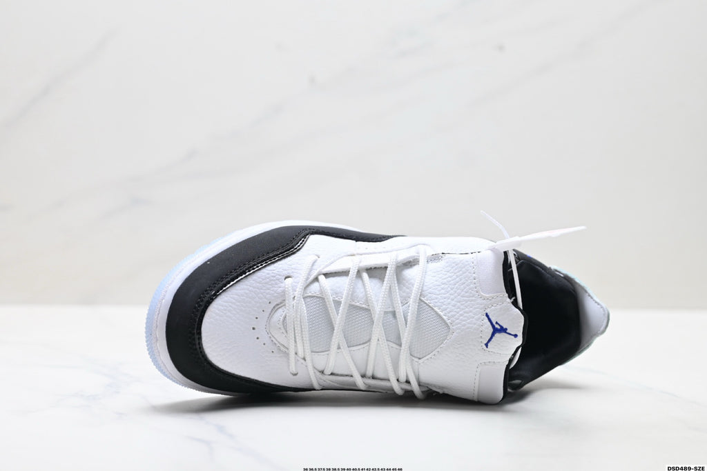 Jordan Legacy 312 High White Black Royal Blue sneakers detail view 2