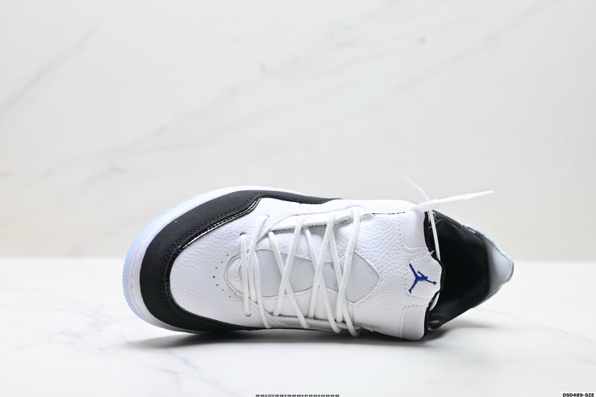 Jordan Legacy 312 High White Black Royal Blue sneakers detail view 2