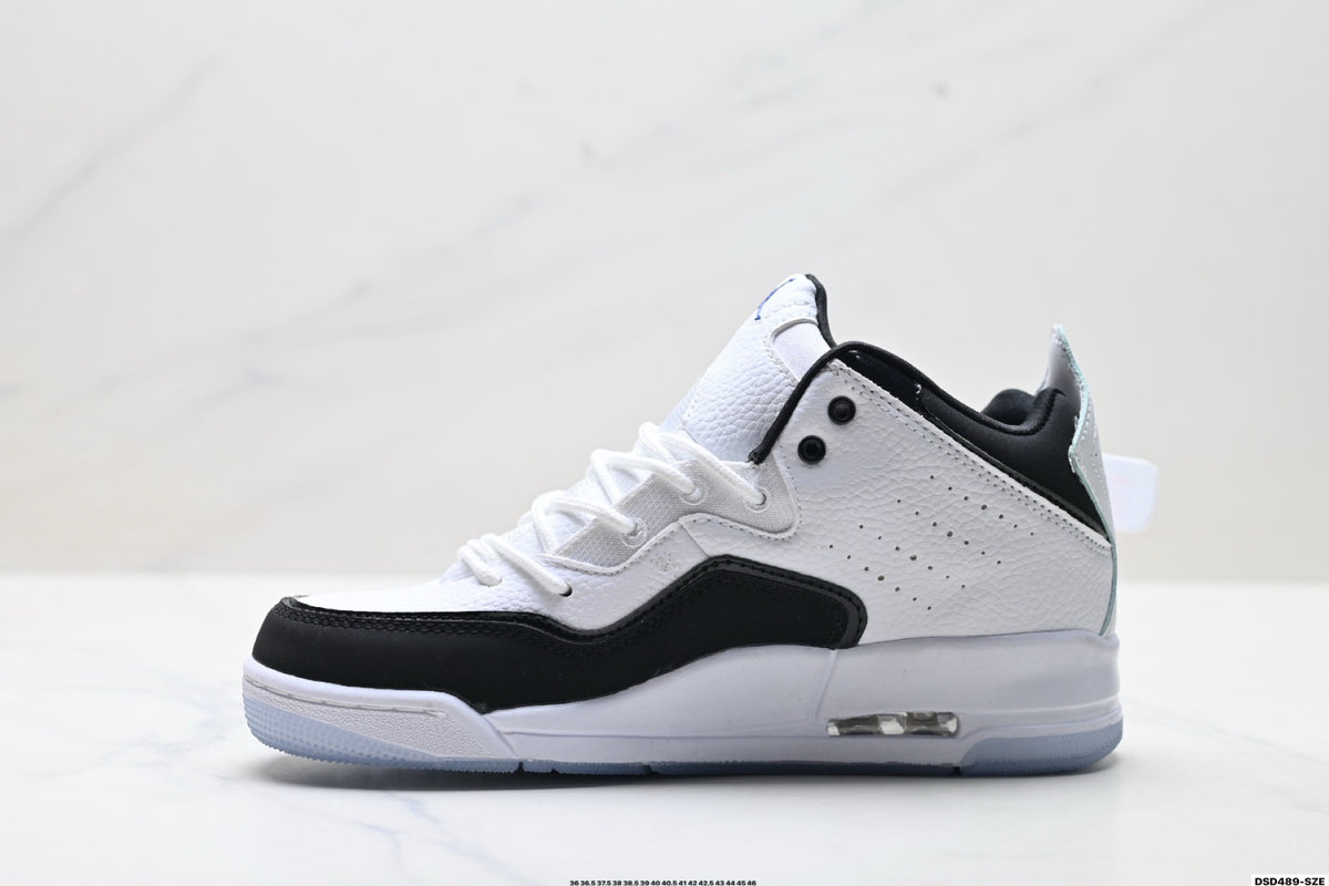 Jordan Legacy 312 High White Black Royal Blue sneakers detail view 3