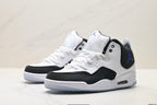 Jordan Legacy 312 High White Black Royal Blue sneakers detail view 4