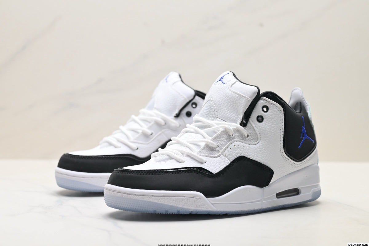 Jordan Legacy 312 High White Black Royal Blue sneakers detail view 4
