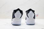 Jordan Legacy 312 High White Black Royal Blue sneakers detail view 6