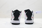 Jordan Legacy 312 High White Black Fire Red sneakers detail view 6