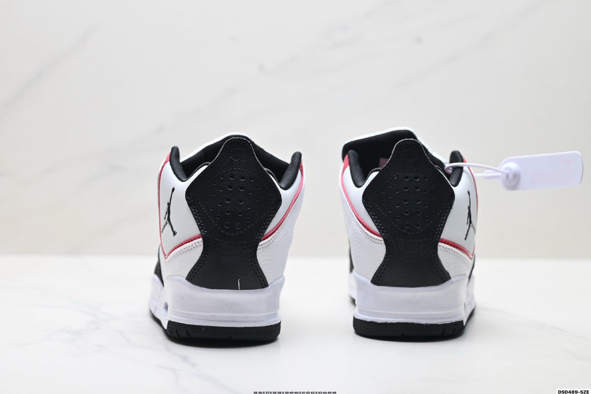 Jordan Legacy 312 High White Black Fire Red sneakers detail view 6