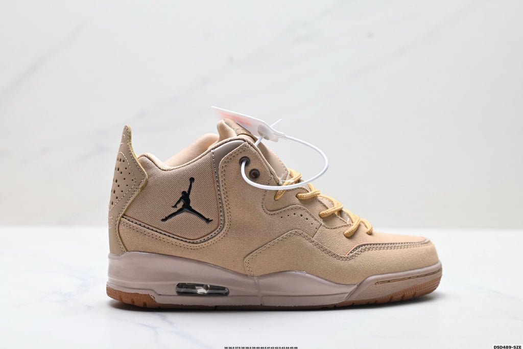Jordan Legacy 312 High Wheat Tan sneakers detail view 1