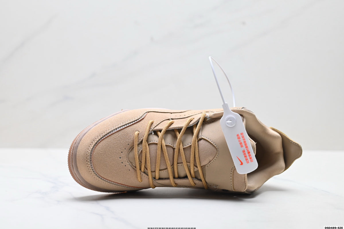 Jordan Legacy 312 High Wheat Tan sneakers detail view 2