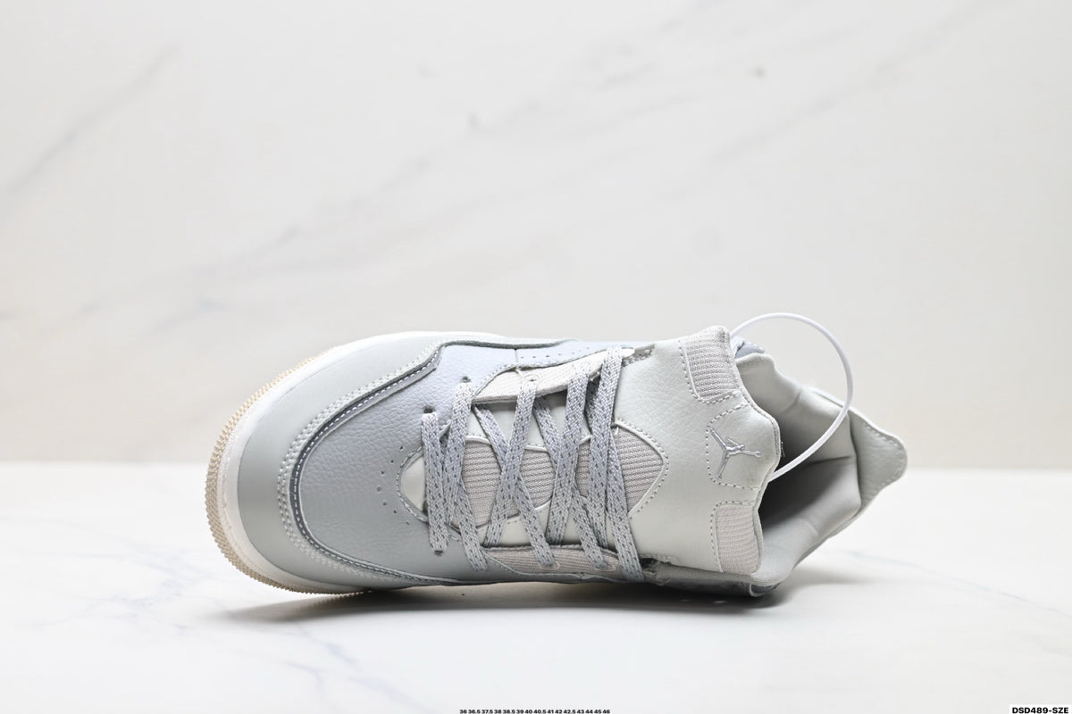 Jordan Legacy 312 High Light Grey White sneakers detail view 2