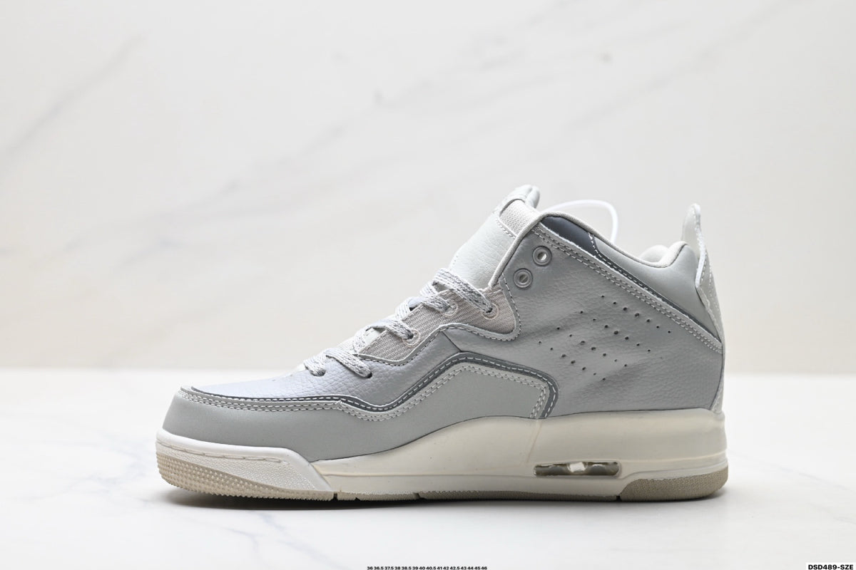 Jordan Legacy 312 High Light Grey White sneakers detail view 3