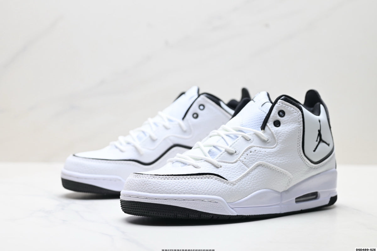 Jordan Legacy 312 High White Black sneakers detail view 4
