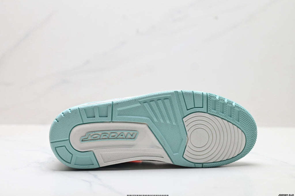 Jordan Legacy 312 Low White Mint Grey sneakers detail view 8