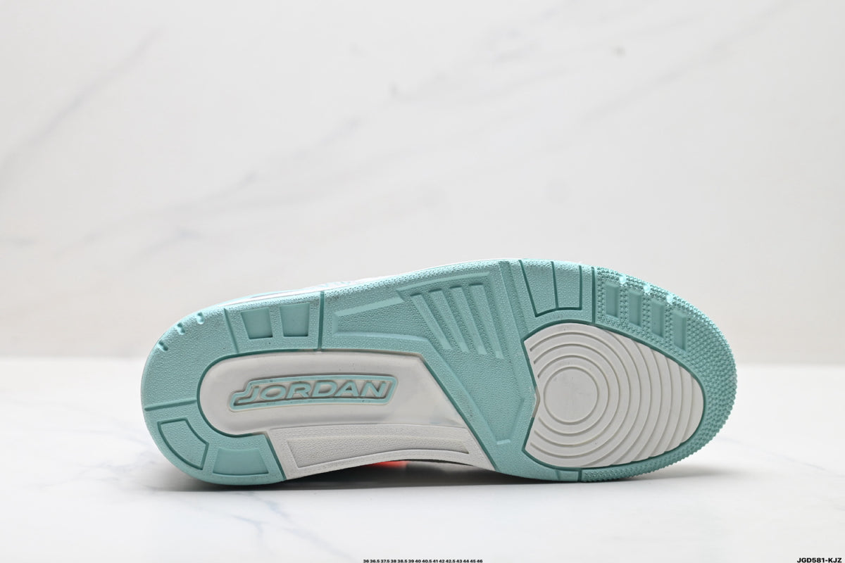 Jordan Legacy 312 Low White Mint Grey sneakers detail view 8
