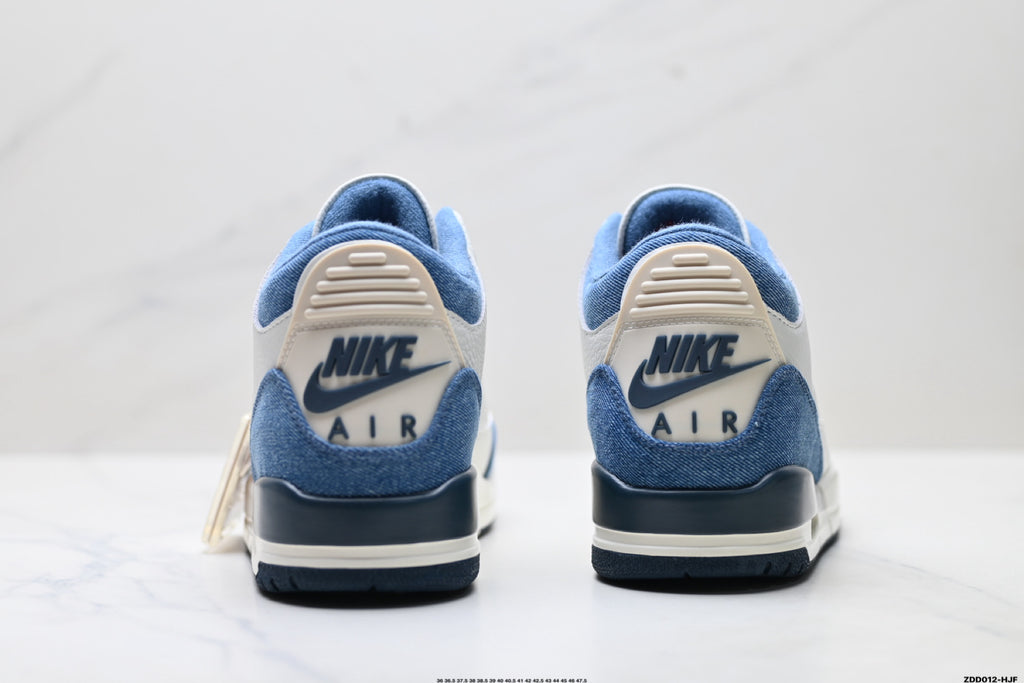 Jordan Legacy 312 Low White University Blue Navy sneakers detail view 6