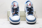 Jordan Legacy 312 Low White University Blue Navy sneakers detail view 7