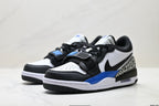 Jordan Legacy 312 Low Black White Royal Blue sneakers detail view 4