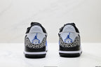 Jordan Legacy 312 Low Black White Royal Blue sneakers detail view 6