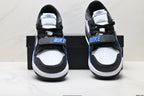 Jordan Legacy 312 Low Black White Royal Blue sneakers detail view 7