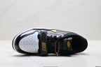 Jordan Legacy 312 Low Black White Metallic Gold sneakers detail view 2