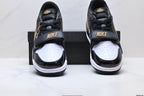 Jordan Legacy 312 Low Black White Metallic Gold sneakers detail view 7