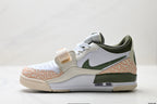 Jordan Legacy 312 Low White Sand Olive Green sneakers detail view 3