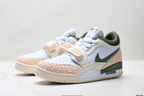 Jordan Legacy 312 Low White Sand Olive Green sneakers detail view 4