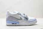 Jordan Legacy 312 Low White Wolf Grey Ice Blue sneakers detail view 1